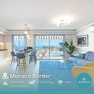 Apartment Baie De Monaco - Terrasse Vue - Parking - Af, Beausoleil